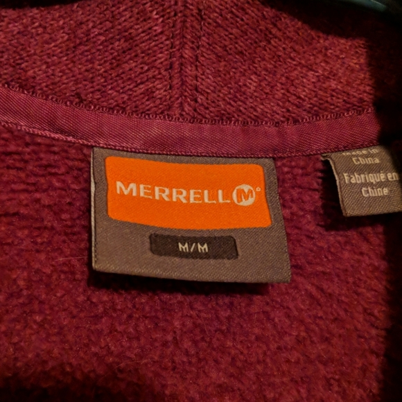 Maroon Merrell button down sweater - Picture 2 of 8